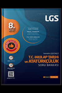 LGS 8. Sınıf TC İnkılap Tarihi ve Atatürkçülük Soru Bankası, Pegem Akademi Yayınları,