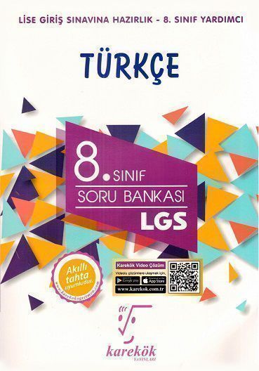 8. Sınıf LGS Türkçe Soru Bankası Karekök Yayınları