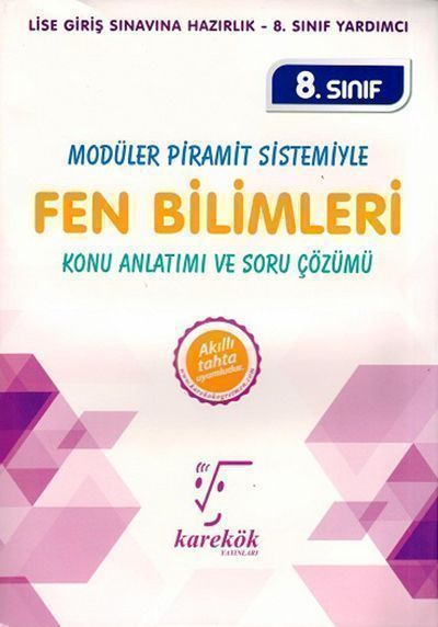 8. Sınıf Fen Bilimleri MPS Konu Anlatımı ve Soru Çözümü Karekök Yayınları