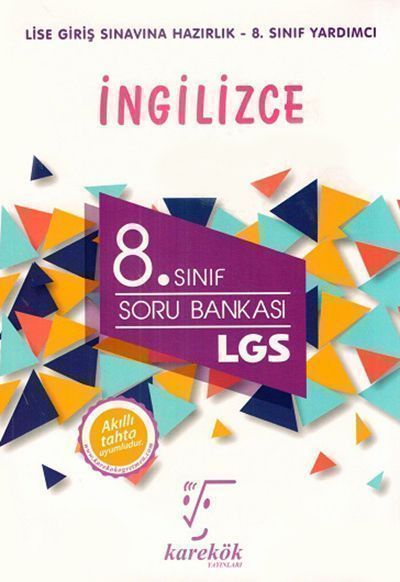 8. Sınıf LGS İngilizce Soru Bankası Karekök Yayınları