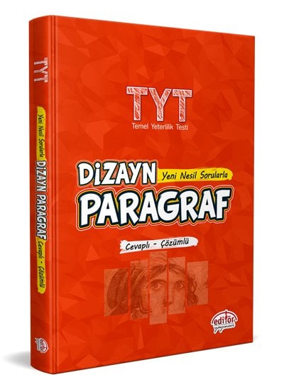 TYT Dizayn Paragraf Soru Bankası Cevaplı Çözümlü Editör Yayınevi