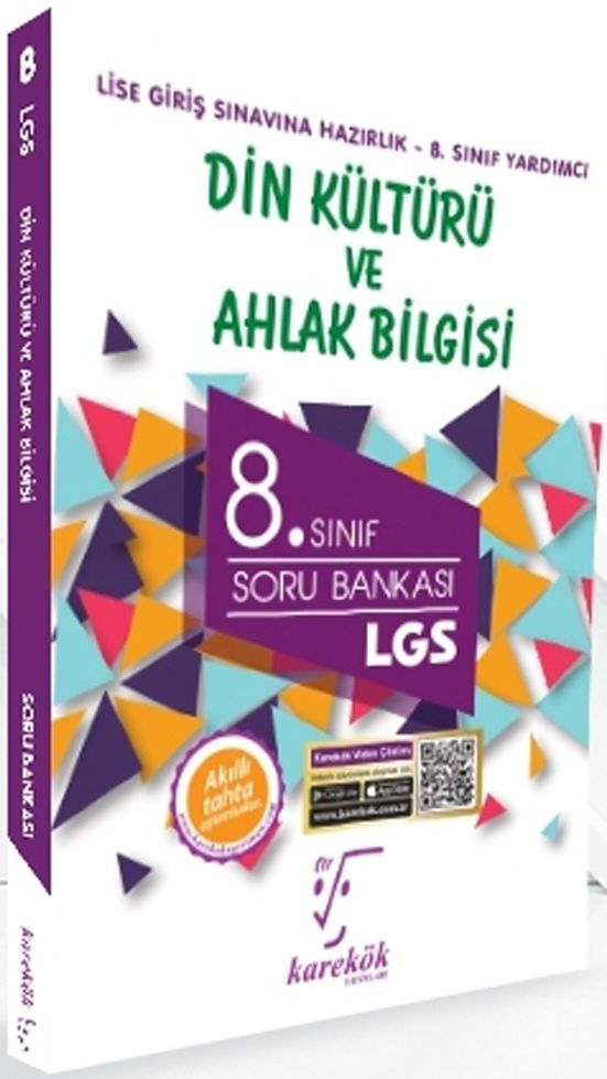 8. Sınıf LGS Din Kültürü ve Ahlak Bilgisi Soru Bankası Karekök Yayınları 