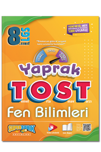 8. Sınıf Fen Bilimleri Yaprak Tost Süpersonik Yayınları 