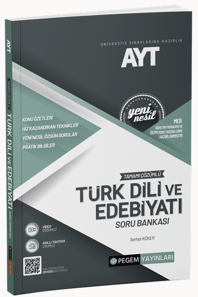 AYT Türkdili ve Edebiyatı Soru Bankası Pegem Akademi Yayıncılık 