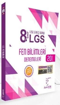 8. Sınıf LGS Fen Bilimleri Denemeleri Karekök Yayınları 