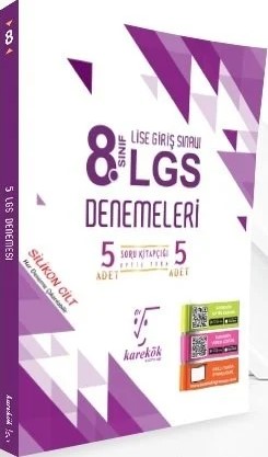 8. Sınıf LGS 5 li Denemeleri Karekök YayınlarıC