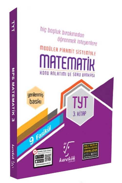 TYT Matematik 3.Kitap MPS Karekök Yayınları 