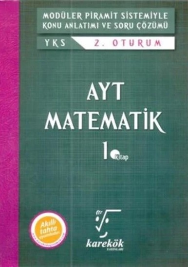 AYT Matematik 1.Kitap Konu Anlatımlı ve Soru Bankası Karekök Yayınları 